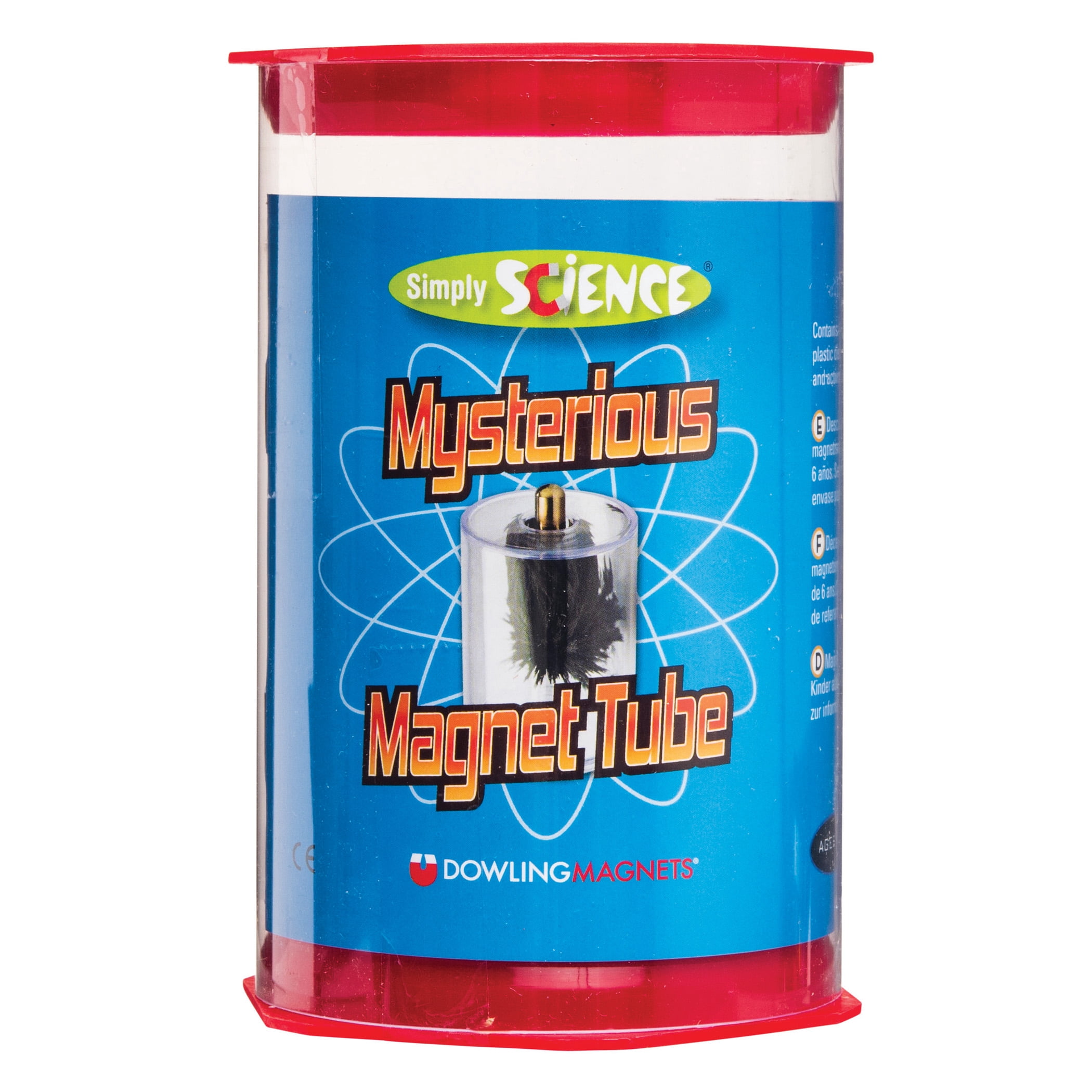 Dowling Magnets Simply Science Mysterious Magnet Tube with Steel Filings