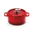 thumbnail image 1 of GET CA-011-R/BK/CC Four Hollandais en Aluminium Céramique 2 1/2 qt, Rouge, 1 of 1