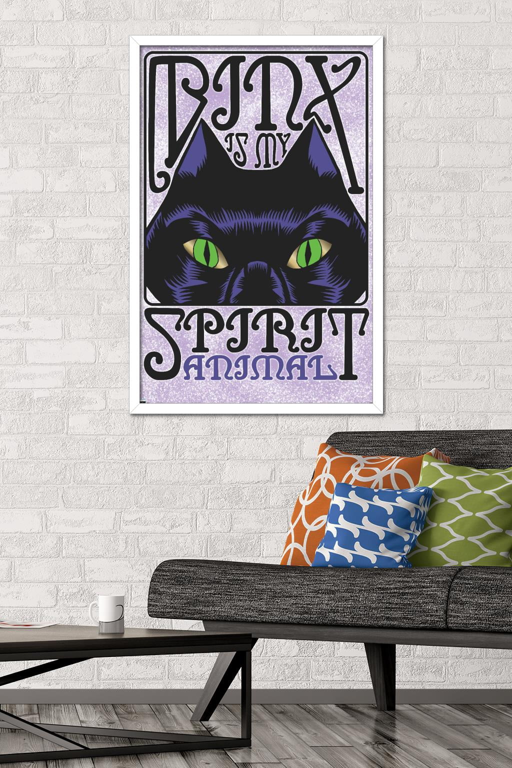 Disney Hocus Pocus - Binx Wall Poster, 22.375" x 34", Framed