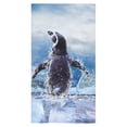 thumbnail image 2 of MKHERT Penguin On The Ice Bath Towel Hand Towel Shower Towel Washcloth 30x56 inch, 2 of 2
