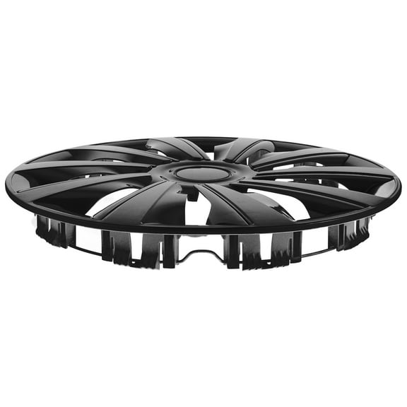 ELAYARD Car Wheel Hub Caps Black Plastic Hubcap Wheel Cover Water Resistant Universal Fit