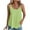Green1, variant on fatyb Eyelet Tank Tops for Women Striped Round Neck Cami Sleeveless Tunic Shirts Womens Loose Blouses