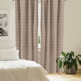 thumbnail image 3 of Ambesonne Geometric 4-Panel Curtains, Overlapping Squares Art, 56"x63", Pale Mauve Taupe and Tan, 3 of 4