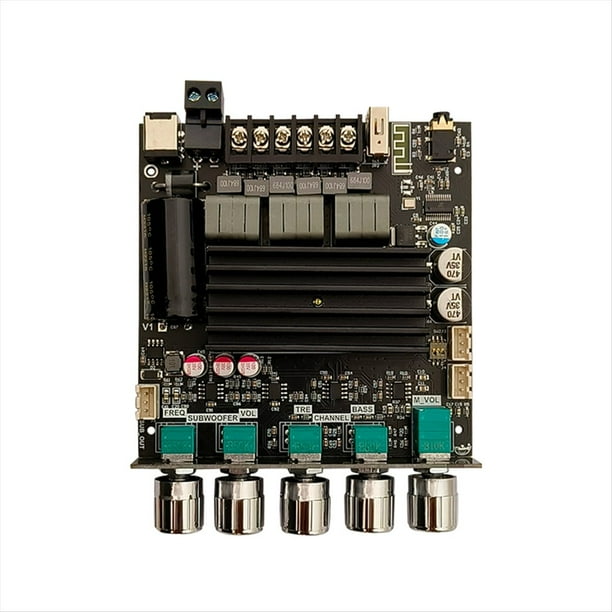 -ST21 Placa Amplificadora de Potencia Bluetooth 2.1 Canales 100W+100W+200W Subwoofer TPA3221 Módulo Amplificador de Potencia Digital