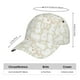 thumbnail image 2 of Fotbe White Rabbit Gorro Clásico de Béisbol, Gorra Ajustable con Broche Snapback, Gorro de Exterior de Algodón Suave, 2 of 6