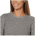 thumbnail image 6 of Jeanne Pierre Women's Fisherman Cable-Knit Sweater (Red Currant, X-Large), 6 of 16