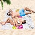 thumbnail image 6 of GZHJMY Beach Towel for Women Girls, Coloured Pineapple Marble Bath Towel, Oversized Lightweight Sport Towel, 31x51 Inch, 6 of 7