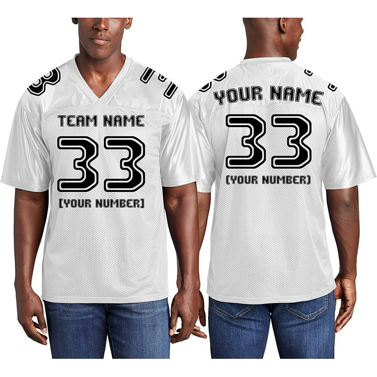  Custom Replica Football Jerseys for Men Personalized Add Your  Team Name Number : Clothing, Shoes & Jewelry