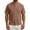 Khaki, variant on Waffle Knit Button Down Shirts for Men Casual Short Sleeve Collarless Tops Lightweight Summer Lounge Streetwear Clothes Green XL