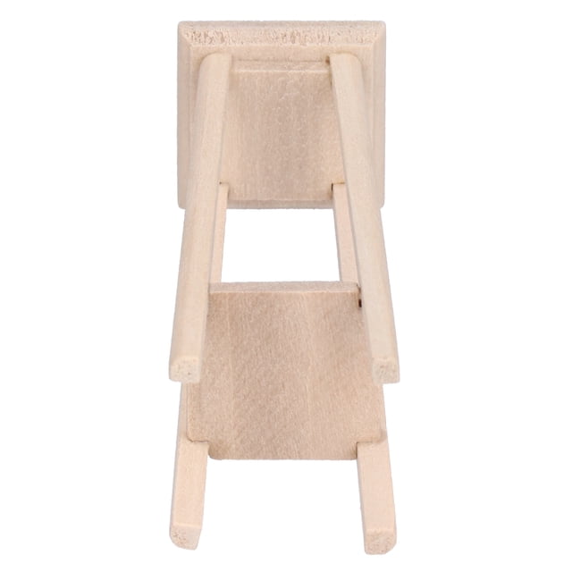 Accesorio para casa de muñecas, casa de muñecas 1:12, taburete de madera para casa de muñecas Bonsai, taburete de madera para casa de muñecas, rendimiento sólido