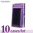 thumbnail image 1 of NAGARAKU Maquiagem 10 Estuches Pestañas Extensiones de pestañas individuales Suministros Luz natural suave Pestañas postizas Premium Mink Tan Jianjun  unisex, 1 of 1