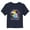 Navy Blue, variant on Toddler's Care Bears My New Year Party Shirt Graphic Tee Royal Blue 2T
