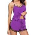 thumbnail image 1 of Conjuntos de pantalones cortos y camisola con tirantes finos para mujer xuanjing unisex, 1 of 2