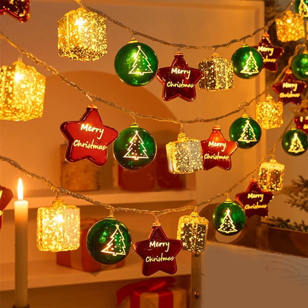 Decoraciones Navideñas: Luces Led para Cajas de Regalo, Guirnaldas de Luces, Adornos para Escaparates, Adornos para El Árbol de Navidad. Regalos Originales.