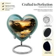 thumbnail image 3 of Sunset Large Urn For Human Ashes - Cremation Urns Large Adult - Metal Urns For Human Ashes - Urns For Human Ashes Adult - Funeral Urns For Adult Ashes Men - Urns For Adult Female (Size - 8inch), 3 of 5