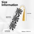 thumbnail image 3 of Kdxio 3D Vortex Illusion Print Metal Tassel Bookmarks,Perfect Gift for Art Lovers and Bookworms Metal Bookmarks for Women, 3 of 8