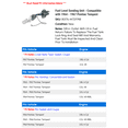 thumbnail image 2 of Fuel Level Sending Unit - Compatible with 1964 - 1967 Pontiac Tempest 1965 1966, 2 of 2