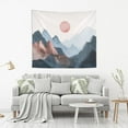 thumbnail image 2 of Yayeee Tapestry Wall Hanging for Bedroom 60" x 40" Living Room Home Wall Art Decor, Art Mountain and Sun Pattern, 2 of 7