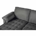 thumbnail image 3 of Sala Modular Doble Chaise Makora Salazar con Memory Foam Color Oxford Lino Respaldo Reclinable de 3 Posiciones, 3 of 7