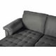 thumbnail image 3 of Sala Modular Doble Chaise Makora Salazar con Memory Foam Color Oxford Lino Respaldo Reclinable de 3 Posiciones, 3 of 7
