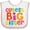 White and Pink, variant on Inktastic Cutest Big Sister Girls Baby Bib