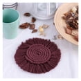 thumbnail image 3 of LIZZ 6-piece Coaster Set With Tassels, Suitable For Home Kitchen And Living Room Decoration, 3 of 6