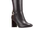 thumbnail image 3 of Bandolino Womens Bilya Leather Knee-High Riding Boots Black 8 Medium (B,m), 3 of 3