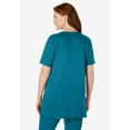 thumbnail image 2 of Woman Within Plus Size 7-Day Short-Sleeve Baseball Tunic, 2 of 5
