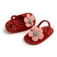 thumbnail image 5 of Infant Baby Girls Sandals Elastic Back Strap Flats Slippers Soft Toddles Princess Shoes, 5 of 8