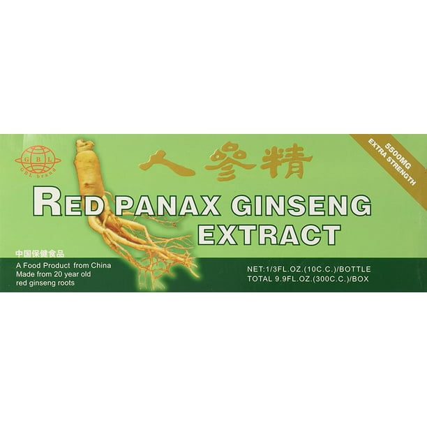 GBL Red Panax Ginseng Extract 30 Vials