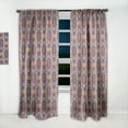 thumbnail image 2 of Designart 'Electro Boho Color Trend Pattern' Bohemian & Eclectic Curtain Panel, 2 of 5