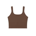 thumbnail image 6 of Women’s Sexy Square Neck Double Lined Seamless Sleeveless Cropped Tank Yoga Crop Basic Tops 2024, 6 of 6