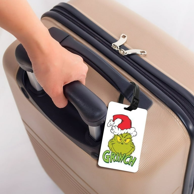 Grinch Luggage Tag for Suitcases Bag Baggage Travel Tags