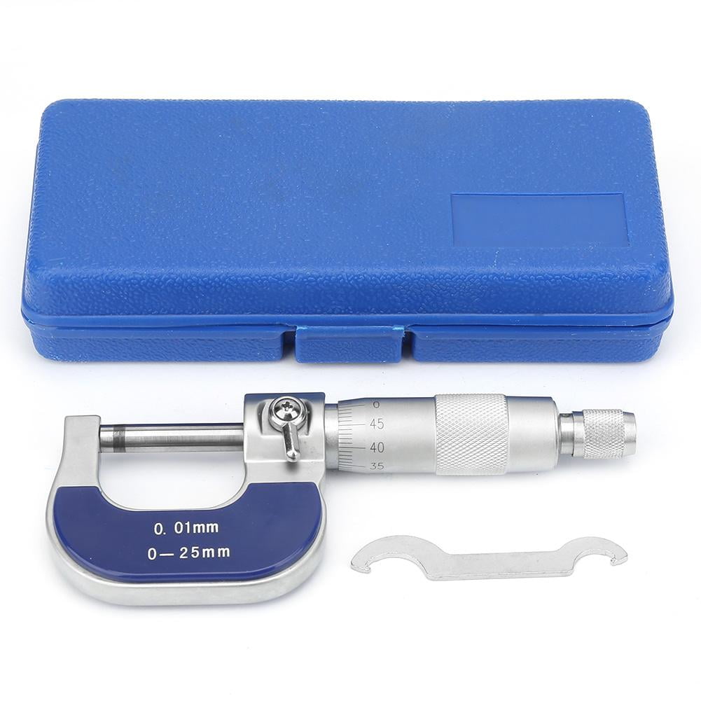 LYUMO Micrometer, Measure Tool 025mm Ratchet Outside Micrometer 0