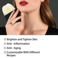 thumbnail image 2 of Silicone Ice Roller Facial Massager - Brighten Skin, Reduce Puffiness, Reusable Ice Roller for Face & Eyes, Freezer (1Pack, Black), 2 of 6