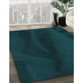 thumbnail image 3 of Ahgly Company Machine Washable Indoor Rectangle Transitional Teal Green Area Rugs, 7' x 10', 3 of 7