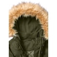 thumbnail image 6 of Woman Within Plus Size Arctic Parka Jacket & Hood 34" Long Down Blend Winter Coat, 6 of 6