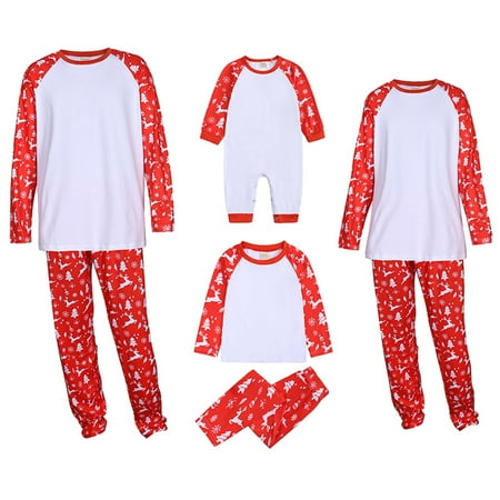 

Christmas Pajamas for Family Matching Family Pajamas Sets Christmas Plaid Sleepwear Top with Bottom for Family Women Men Kids