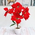 thumbnail image 4 of FENGGUIQU 3-Pack Realistic Artificial Christmas Flower Stems for Holiday Decor, Floral Arrangements, and Craft Projects, 4 of 8