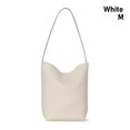 thumbnail image 3 of Real Leather Bucket Bag Women's Shoulder Bag Lychee Pattern Large Capacity Tote Bag Luxury Designer Handbag Women's Underarm Bag, 3 of 5
