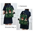 thumbnail image 4 of FORMRS Women's Travel Backpack Purse Anti-Theft Hidden Pockets Casual Shoulder Bag, Christmas Santa Hats, 4 of 7