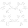 thumbnail image 3 of HONMEET 100Pcs L Shape Cable Organizer Covers White Rubber Wire Hiders for Office Workshop Floor Cord Management, 3 of 7