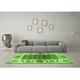 thumbnail image 3 of Ahgly Company Indoor Rectangle Abstract Green Modern Area Rugs, 2' x 5', 3 of 4