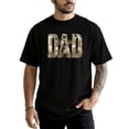 thumbnail image 3 of Dad Shirt for Hunter Camo Outdoorsman Deer Hunting Graphic Tee for Men Black Shirt Adult Medium, 3 of 8
