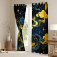 thumbnail image 3 of Homewish Aesthetic Clouds Blackout Curtains Set of 2 (52x84 Each), Psychedelic Stars Curtain, 3 of 5