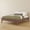 Dark Brown, variant on Bear Platform Bed (Full), Oak Embossed Natural