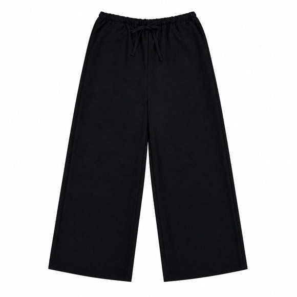 Pantalón George para Dama, con Pierna Ancha Negro Talla M