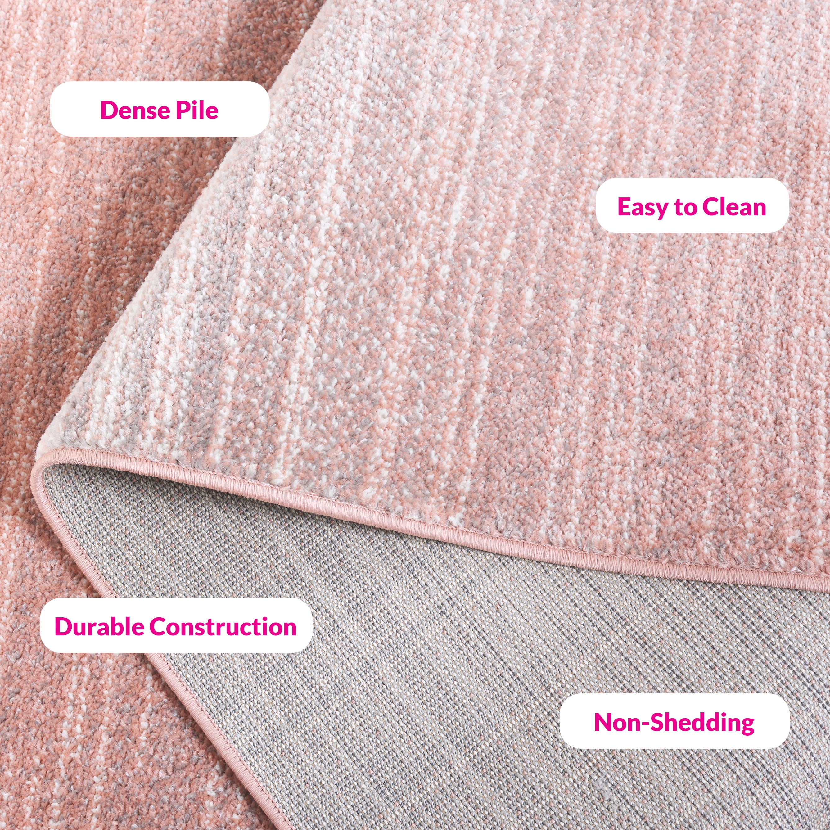 SAFAVIEH Adirondack Cleves Abstract Area Rug, Blush/Grey, 5'1" x 7'6"