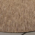 thumbnail image 4 of SAFAVIEH Beach House Jacinth Solid Indoor/Outdoor Area Rug, Brown, 6'7" x 6'7" Round, 4 of 16