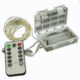 thumbnail image 4 of Cadena de luces LED de alambre de cobre de 10 m con 8 funciones, control remoto, resistente al agua, caja de batería, luz de estrella, decoración navideña, 4 of 4